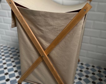 Cesta para la colada, cesto con tapa, decoración para el lavadero, wäschekorb