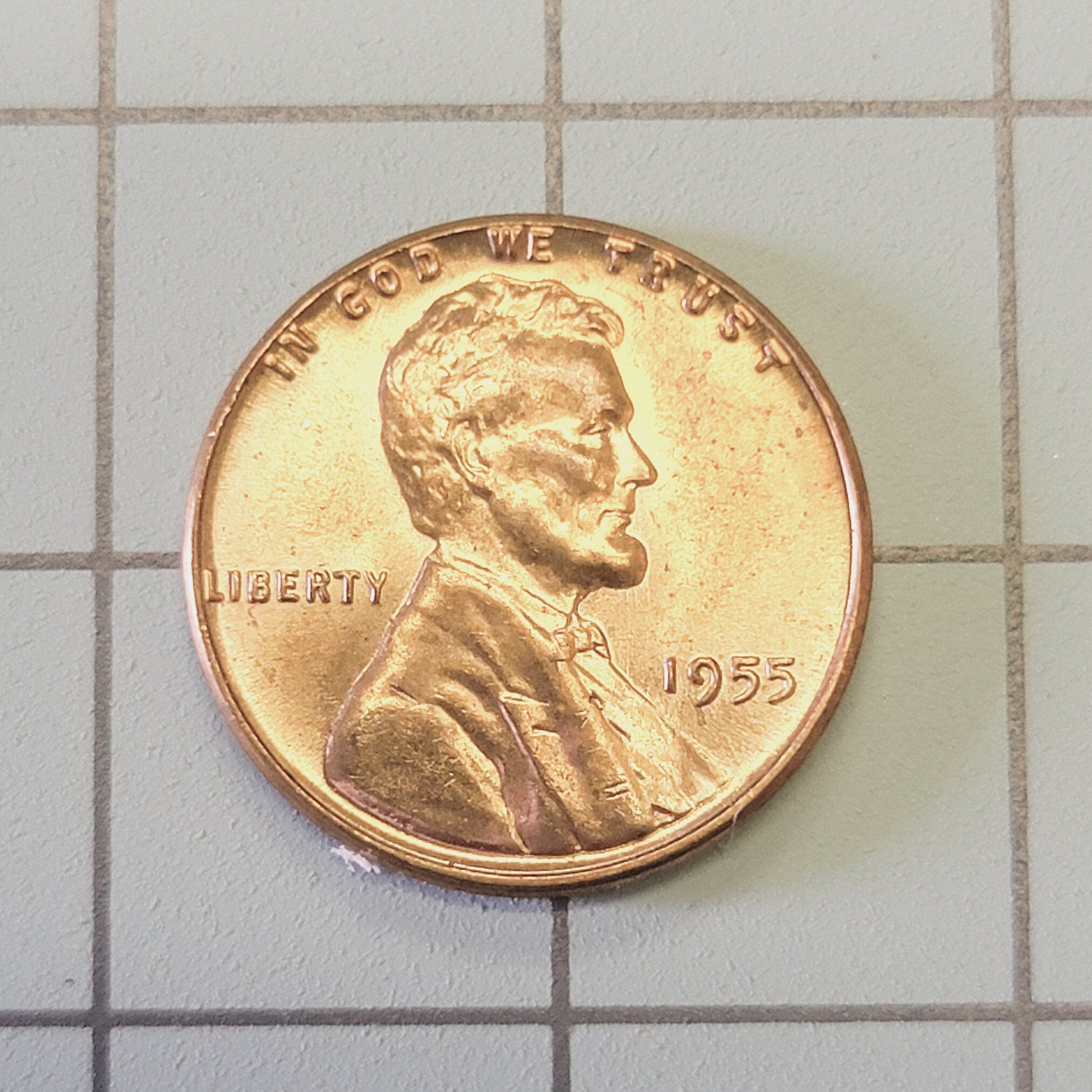 1955 Wheat Penny No Mint Mark Etsy