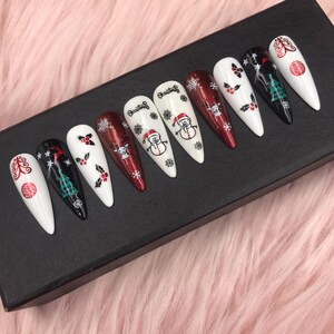 Y2K nails/Press On Nails | Luxury Nails | Fake Nails | Glue On Nails|Coffin Nails | Acrylic Nails | Long Fake Nails - B260
