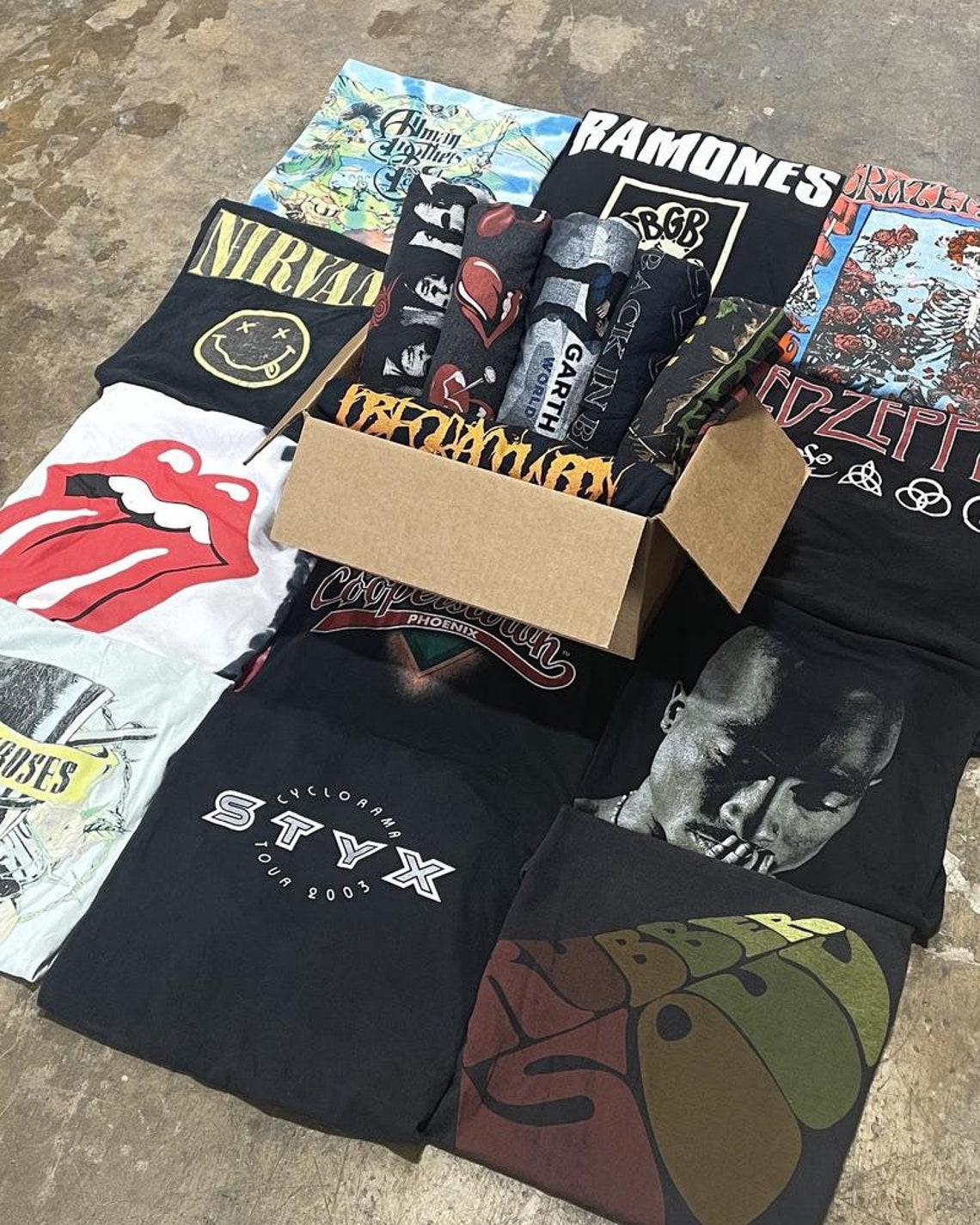 3 Retro Rock Music Tshirts 3 Pack Mystery Bundle Etsy Australia