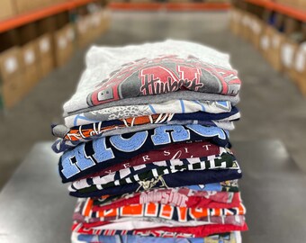 Wholesale College & University T-Shirts Mixed Sizes 10 Pack