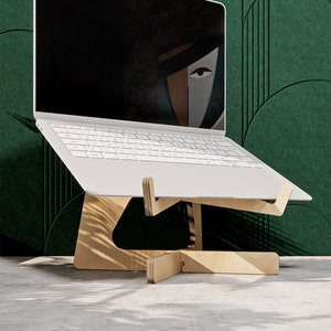 Mobile Lap Desk  Support Ventilé En Bois Pour PC Portable Et Tablette -  CoolGift