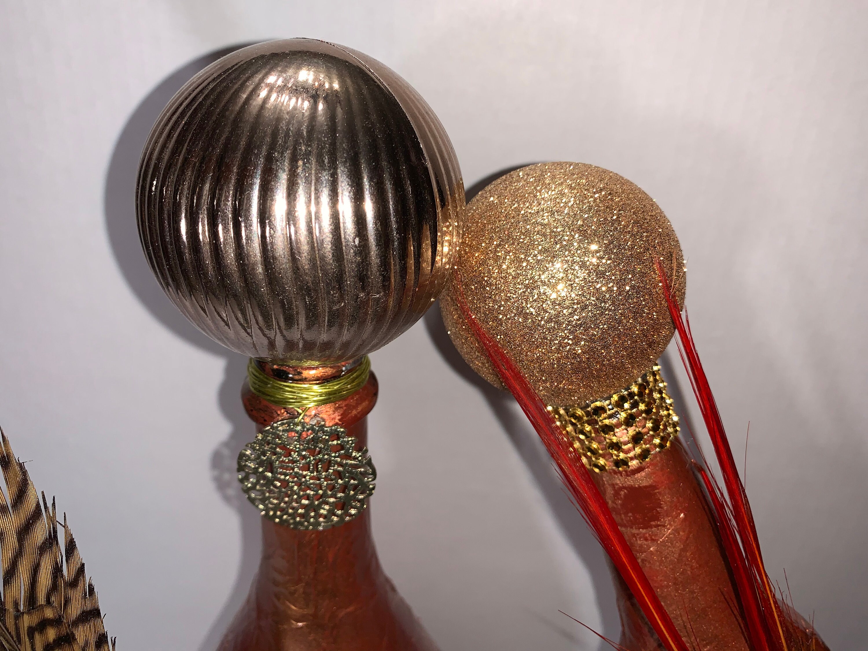 Bronze Goddess Bottles Set Model 2A Etsy