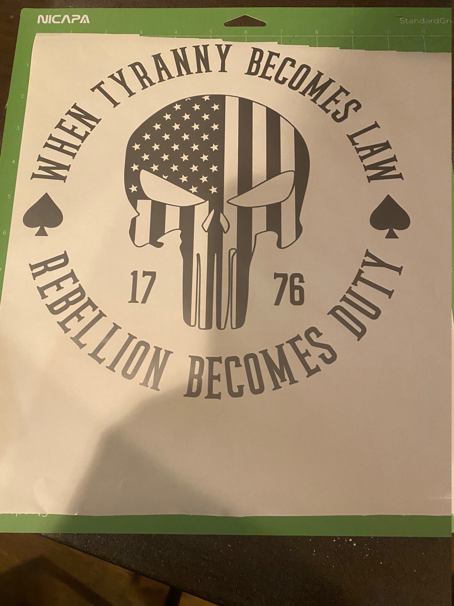 When Tyranny Law Vinyl Sticker Etsy