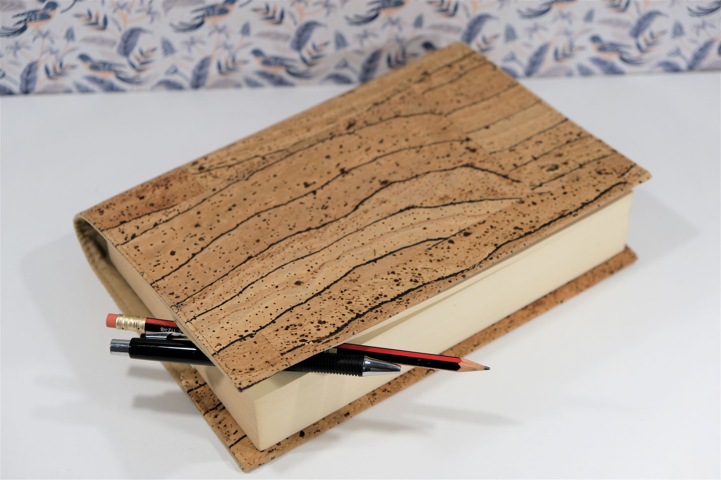 Handmade Cork Book Sleeve DetachableNatural Wood Etsy