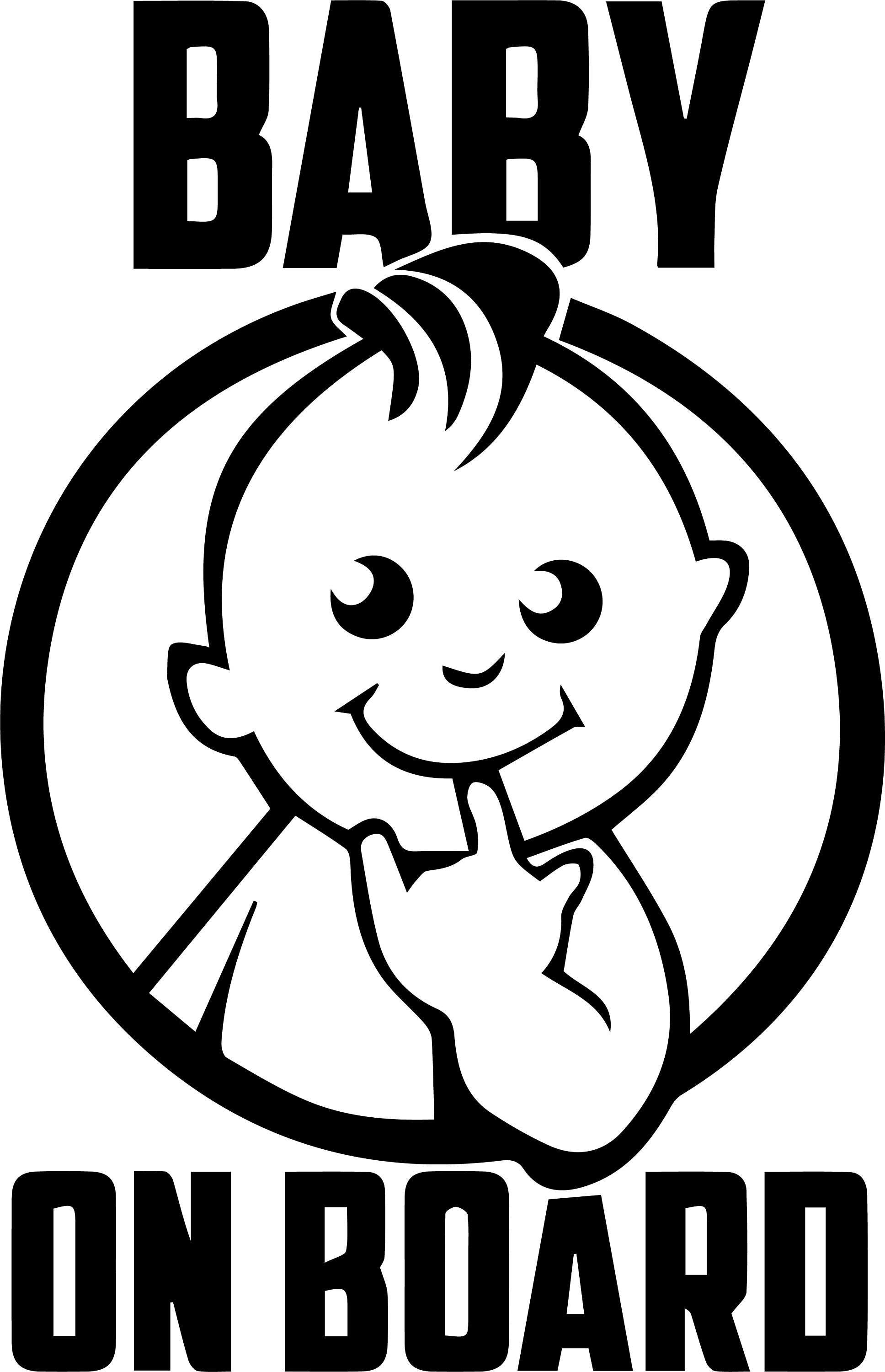 Cricut Baby on Board .svg .eps .jpg .png BABY Vinyl Cutting Etsy