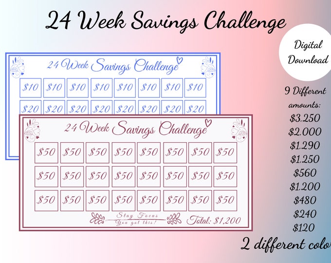 savings challenge envelopes savings challenge printable savings challenge printable a6 savings challenge bundle savings challenge tracker