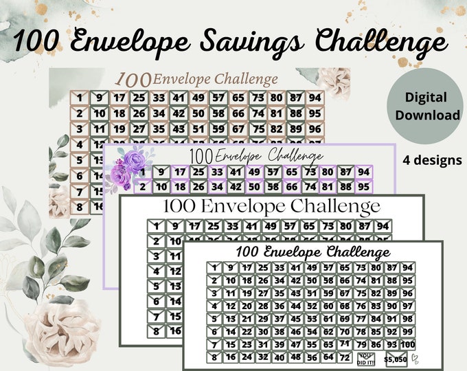 100 envelope challenge,100 envelope,100 envelope challenge printable,100 envelope challenge envelope,100 envelope tracker,savings challenge