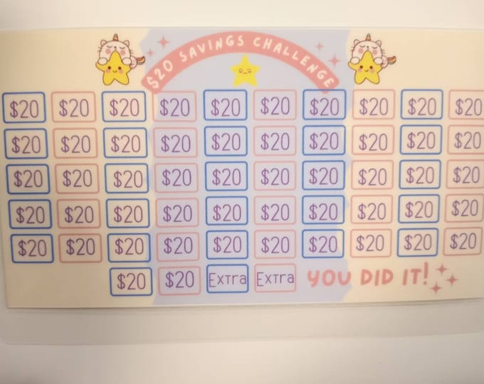 Savings challenge envelopes 1 5 10 20 savings challenges savings challenge tracker saving challenge envelope bundles 1 dollar challenge