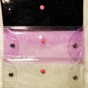 Bank bag cash envelope pink glitter back to bank pouch coin purse money pouch checkered purse cash envelope stuffing cash envelope budget