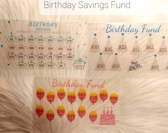 Savings challenge envelope savings challenge birthday savings fund cash envelope clear cash envelope birthday fund tracker cash envelopes