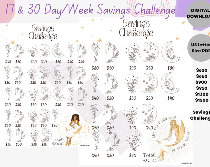 Low income savings savings savings savings challenge printable savings challenge bundle 30 day saving savings challenge cash envelopes
