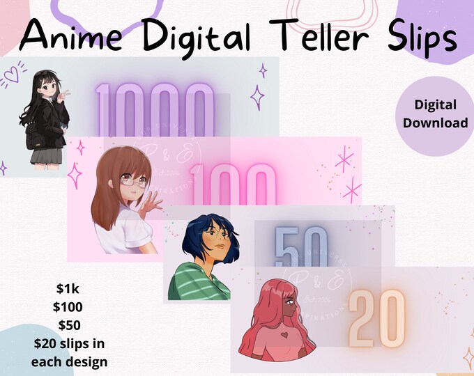 1k slips 1k slip 1k slip sets 1k placeholder 1k placement holder 1k slipsbundle anime digital 1k fully funded slips fully funded printable