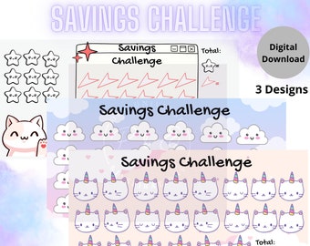 savings challenge printable,savings challenge bundle,savings challenge,savings challenge tracker,savings challenge printable a6,