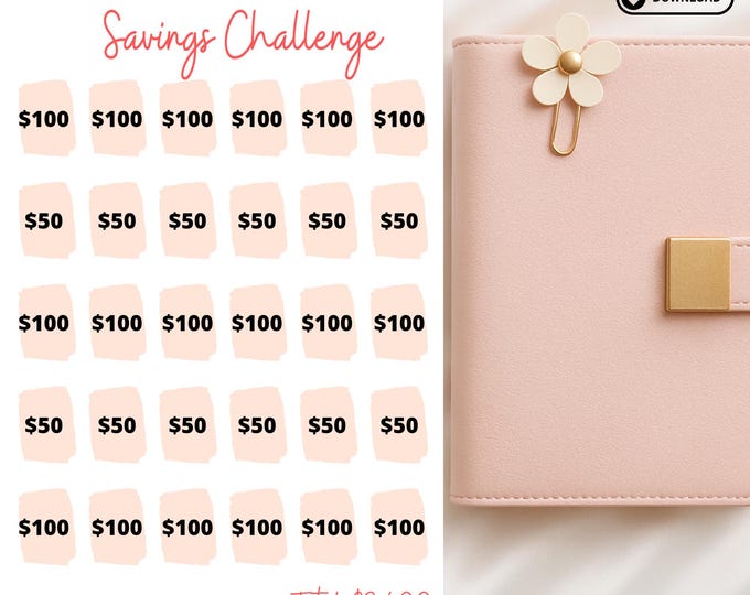 savings challenge printable savings challenge printable savings tracker printable savings savings jar savings tracker printable saving pdf