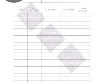 Sinking funds tracker printable sinking funds tracker sinking funds income tracker sinking funds digital tracker cash envelopes envelopes