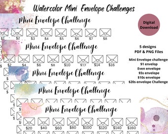 savings challenge 100 envelope savings challenge watercolor envelope savings challenge mini savings challenge mini envelope savings