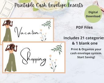 A6 printable cash envelope labels cash envelope inserts printable a6 cash envelope labels zipper cash envelope label inserts cash envelopes