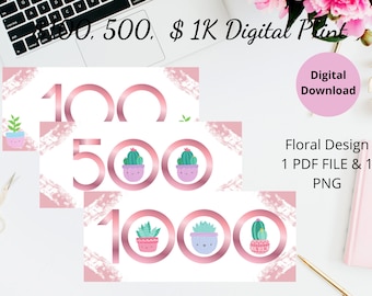 1k slips 1k slip 1k slip sets 1k placeholder 1k placement holder 1k slips digital prints 1k slip digital print bundle