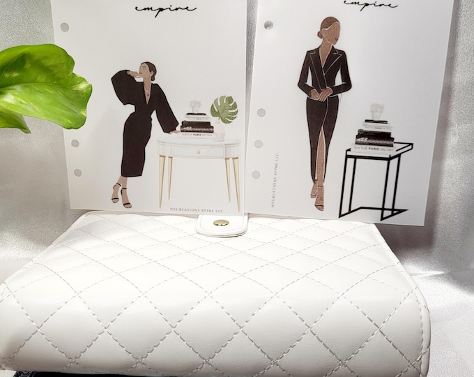 Planner Cover, binder cover- elegant vellum planner cover, minimalist binder cover