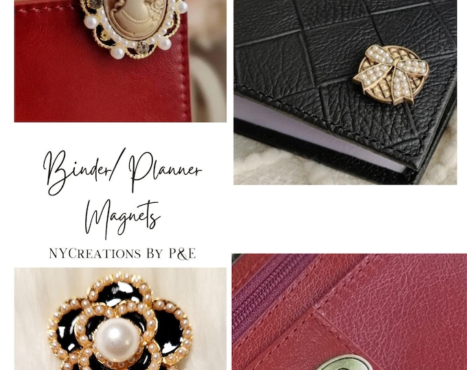 Binder magnet l planner magnet l planner accessories l budget binder magnet l book magnet l a6 binder magnet l planner magnetic charm