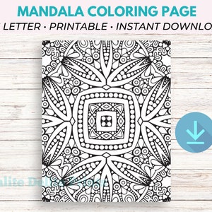 Mandala Coloring Pages, Mandala Coloring, Printable Coloring Pages, Adult Coloring Pages Printable, Adult Coloring Page PDF