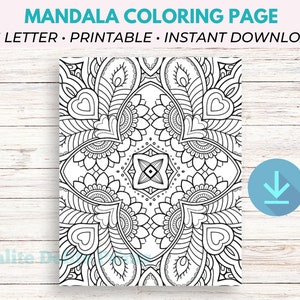 Mandala Coloring Pages, Mandala Coloring, Printable Coloring Pages, Adult Coloring Pages Printable, Adult Coloring Page PDF