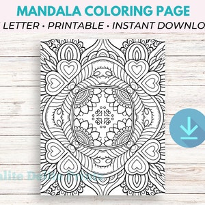 Mandala Coloring Pages, Mandala Coloring, Printable Coloring Pages, Adult Coloring Pages Printable, Adult Coloring Page PDF