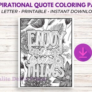 Adult Coloring Pages Printable, Affirmation Coloring Pages, Adult Coloring Page PDF, Printable Coloring Pages, Quote coloring pages