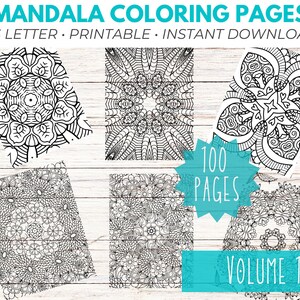 Mandala Coloring Pages, Mandala Coloring, Printable Coloring Pages, Adult Coloring Pages Printable, Adult Coloring Page PDF