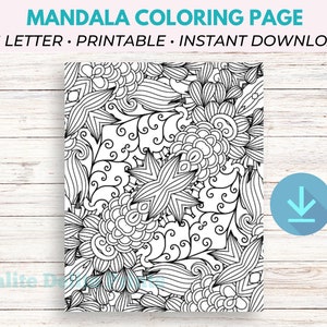 Mandala Malvorlagen, Mandala Malvorlagen, Ausdruckbare Malvorlagen, Erwachsene Malvorlagen Printable, Erwachsene Malseite PDF