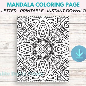 Mandala Coloring Pages, Mandala Coloring, Printable Coloring Pages, Adult Coloring Pages Printable, Adult Coloring Page PDF