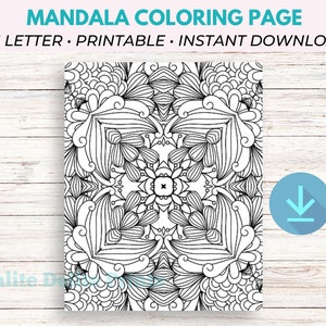 Mandala Coloring Pages, Mandala Coloring, Printable Coloring Pages, Adult Coloring Pages Printable, Adult Coloring Page PDF