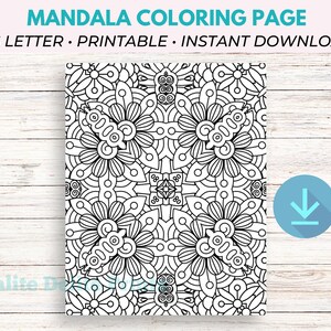 Mandala Coloring Pages, Mandala Coloring, Printable Coloring Pages, Adult Coloring Pages Printable, Adult Coloring Page PDF