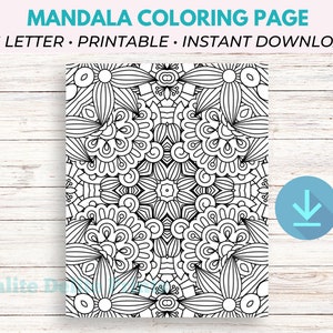 Mandala Coloring Pages, Mandala Coloring, Printable Coloring Pages, Adult Coloring Pages Printable, Adult Coloring Page PDF