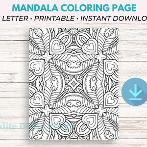 Mandala Coloring Pages, Mandala Coloring, Printable Coloring Pages, Adult Coloring Pages Printable, Adult Coloring Page PDF