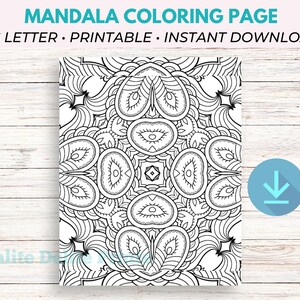 Mandala Coloring Pages, Mandala Coloring, Printable Coloring Pages, Adult Coloring Pages Printable, Adult Coloring Page PDF