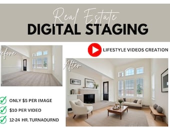Digital Home Staging for Realtors | Virtual Real Estate Makeover (PDF)
