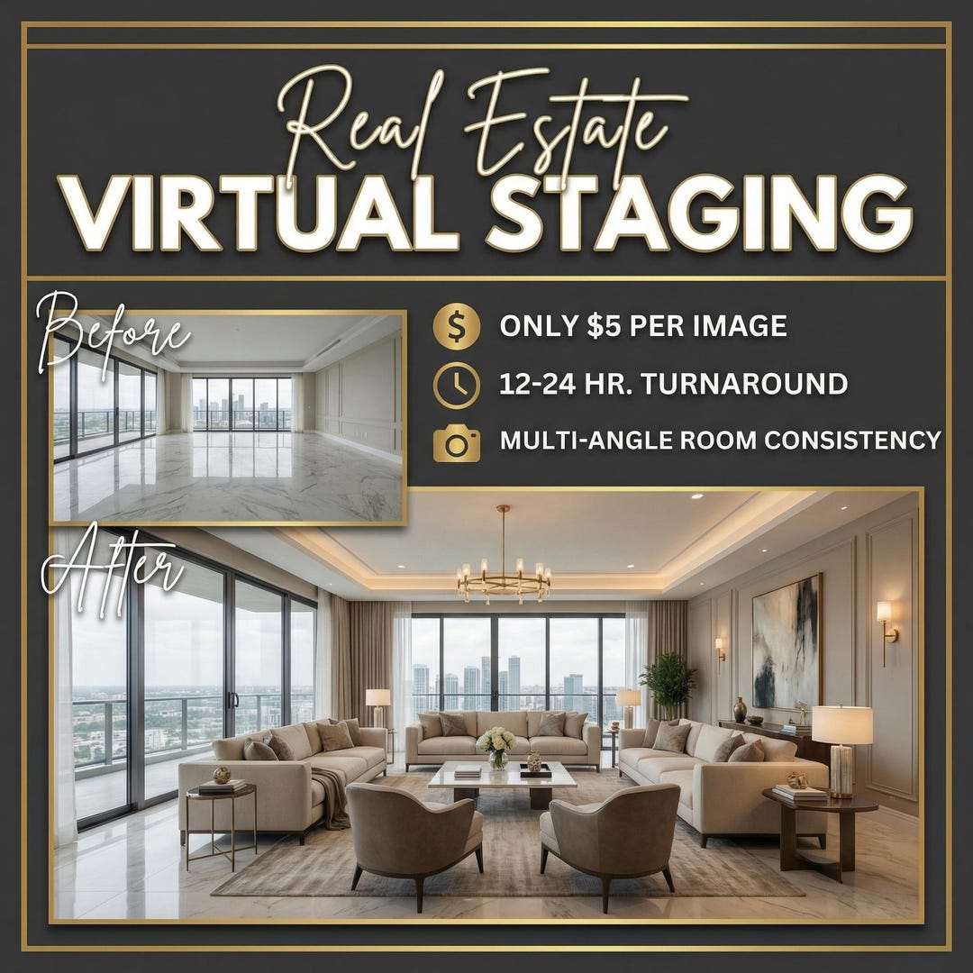 Digital Home Staging | 10 Rooms for Realtors (digital Download) - Etsy