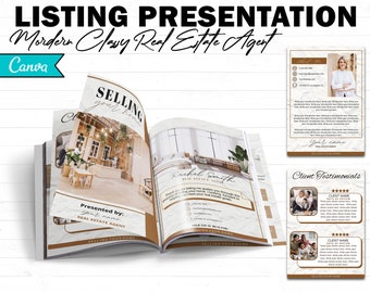 Real Estate Listing Presentation: Modern Realtor Guide (Canva Editable)