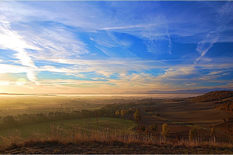 Vue Panoramic de La Montagne Noire et Les Pyrenees