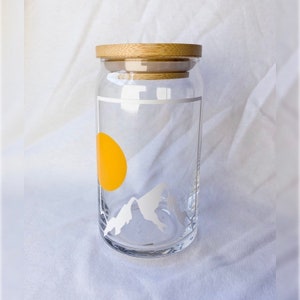 Sunny Mountain Lover Glass