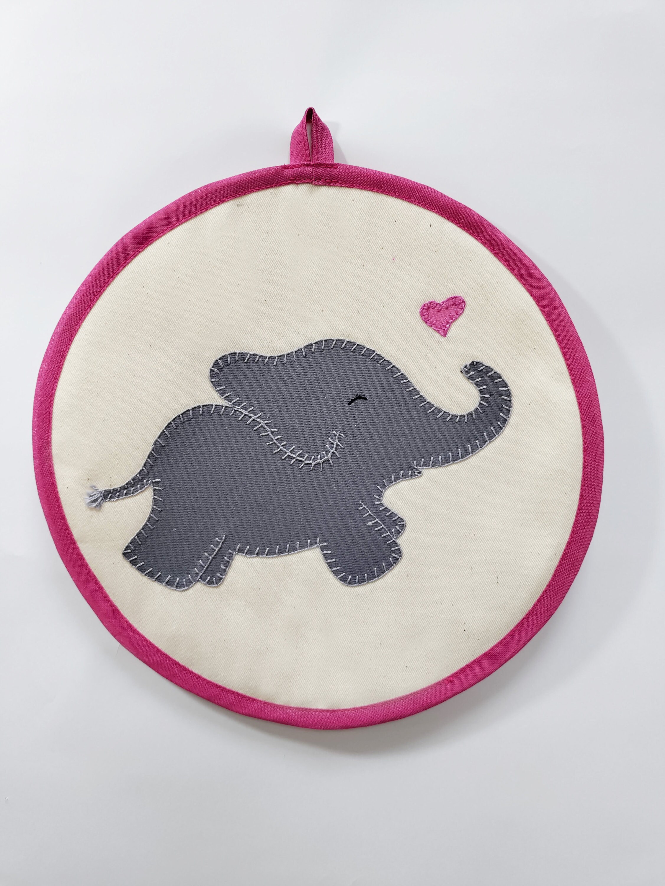 Tier Elefanten Deko Gesteppte Kinderzimmer Kunst Baumwolle | Etsy