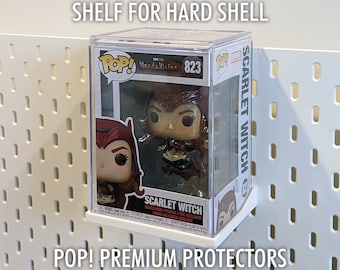 Prateleira para Funko Pop para IKEA SKADIS Pegboard - Compatível com capas protetoras rígidas e macias - Organização e exibição simples de parede