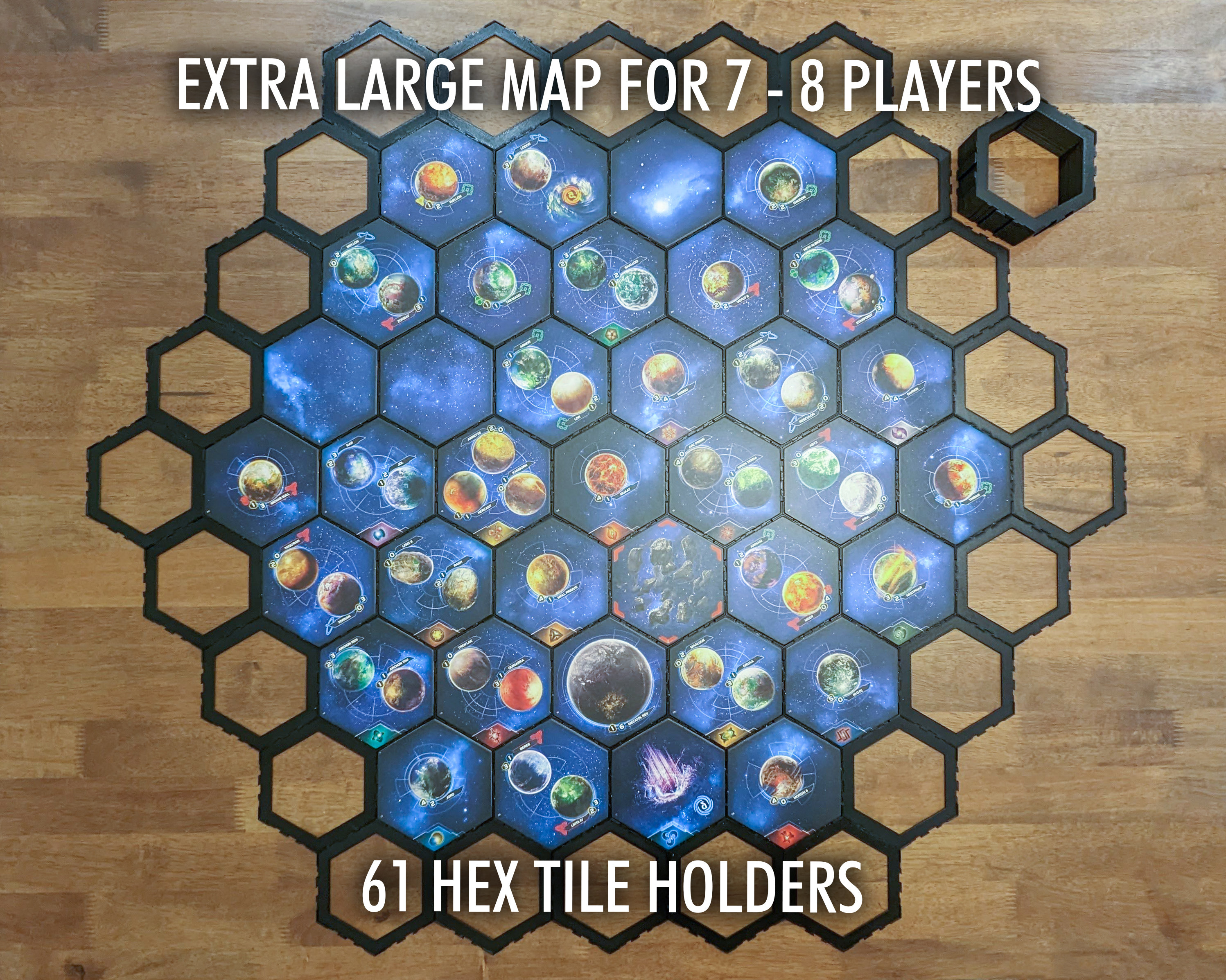 Tile Grid Holders for Twilight Imperium Board Game - Customizable