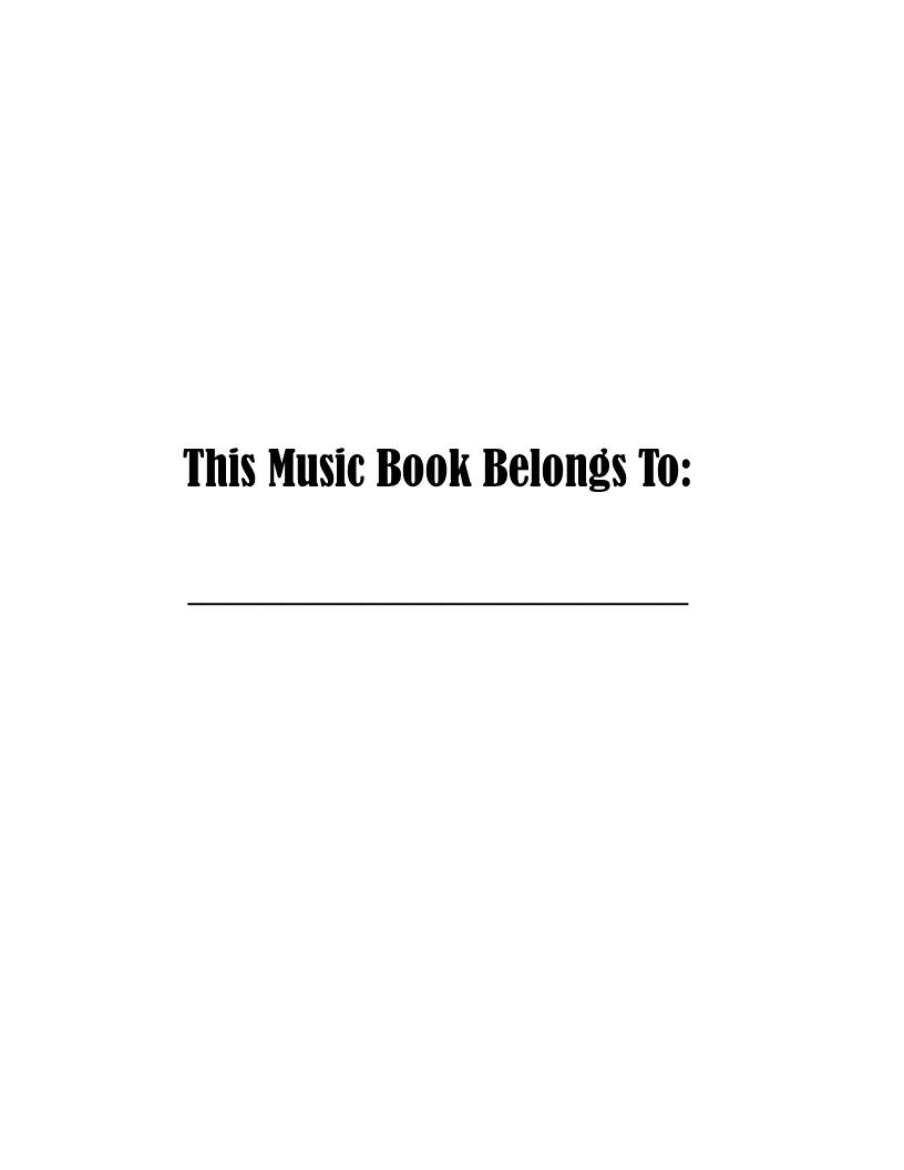 100 Page Music Manuscript Book PDF KDP Ready Etsy