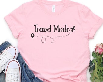 Airplane Mode Shirt , Airplane Shirt, Travel Shirt, Adventurer Gift, Gift for Traveler , Beach Shirt For Woman, Vacation Shirt, Gift for her