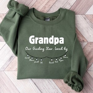 Personalized Grandpa Sweatshirt, Fathers Day Gift, Cool Grandpa Sweatshirt, Gift for Grandparents, Gift for Grandpa, New Grandpa Gift, Gramp