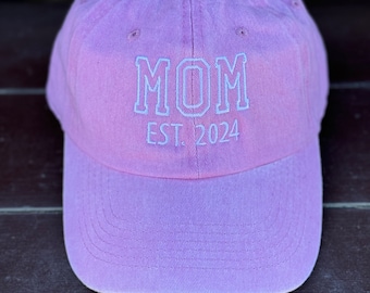 Embroidered Mama Hat, Gigi, Grandma, Mommy, Nana Baseball Cap, Mama Hat, Gigi Hat, Mother's Day Gift, Personalized Gifts, Custom Hat
