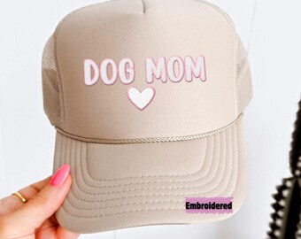 Embroidered Dog Mom Hat, Custom Dog Mom Hat, Dog Mom Cap, Dog Mom Clothes, Dog Mom Gift, Dog Mamma, Mothers day Gift, Dog lover gift, Pets